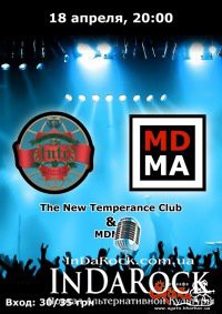 18-04-2012 MDMA & The New Temperance Club April 18 @ Agata
