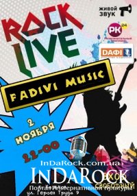 FADIVI music РК24 ТРЦ"Дафи" Вход Free 22-00